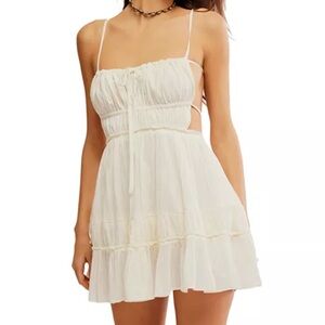 Free People Taking Sides Mini Dress